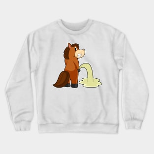 Horse Toilet Crewneck Sweatshirt